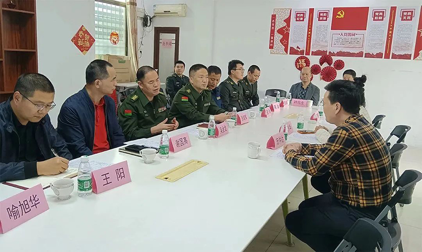 佛山军分区政委、禅城区委常委领导一行莅临茄子视频成人电影调研指导工作